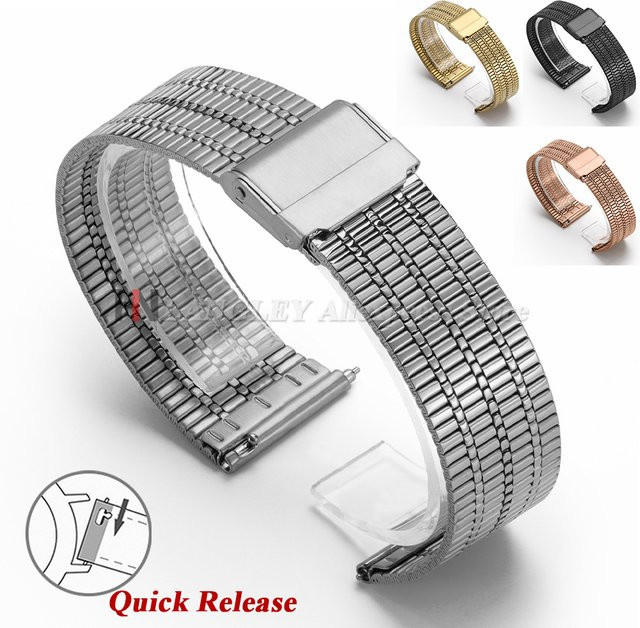 Langley Uhrenarmband Edelstahl, 20 mm, 22 mm, Unisex - Bild 1