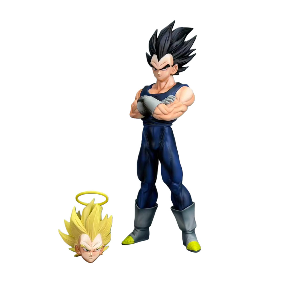Bandai Dragon Ball Z Vegeta Doppelkopf-Skulptur, Actionfigur, 28cm - Bild 2