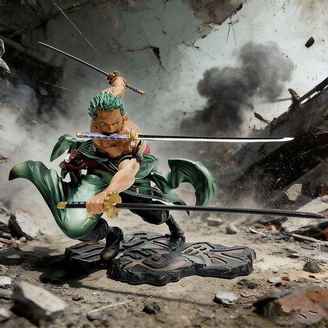 Bandai One Piece Anime Figur Roronoa Zoro Three Thousand Worlds Bath Blood Actionfigur Multicolor - Bild 1