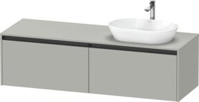 Duravit Waschtischunterschrank Ketho.2 in Beige mit 2 Auszügen, wandhängend, B/T: 160 x 55 cm - Bild 1