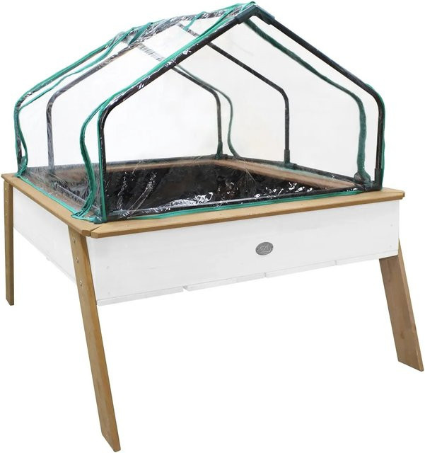 AXI Hochbeet mit Gewächshaus Linda aus Hemlock-Holz in Braun, B/T/H: 110 x 93,5 x 99,8 cm - Bild 1