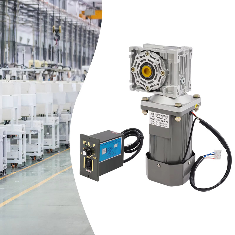 TOOL1SHOoo Schneckengetriebemotor 180W AC mit Drehzahlregler und 35NM Drehmoment in Grau - Bild 4