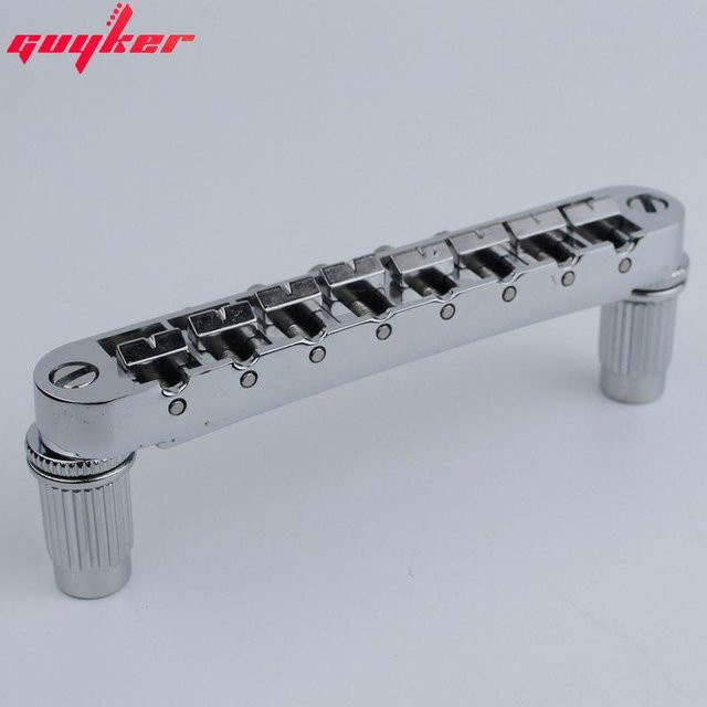Binchi Outdoor Product Tune-O-Matic Brücke für 8-Saiter Gitarren in Silber - Bild 1