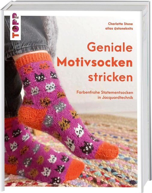 Geniale Motivsocken stricken von Charlotte Stone, Hardcover - Bild 1