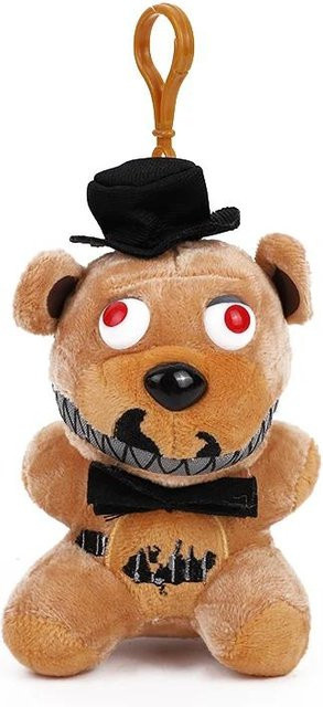 Yiran Health & Beauty Fnaf Plüsch Schlüsselanhänger, Goldener Bär, ab 14 Jahren - Bild 1