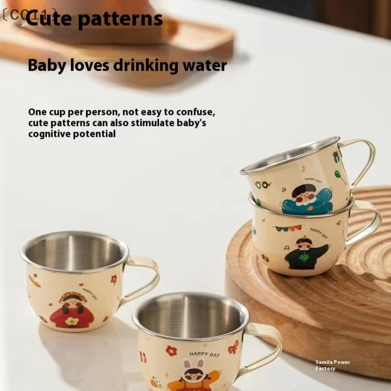 KuZHEN Edelstahl-Trinkbecher für Kinder, Mini-Wassertasse und Kaffeetasse, 220 ml - Bild 5