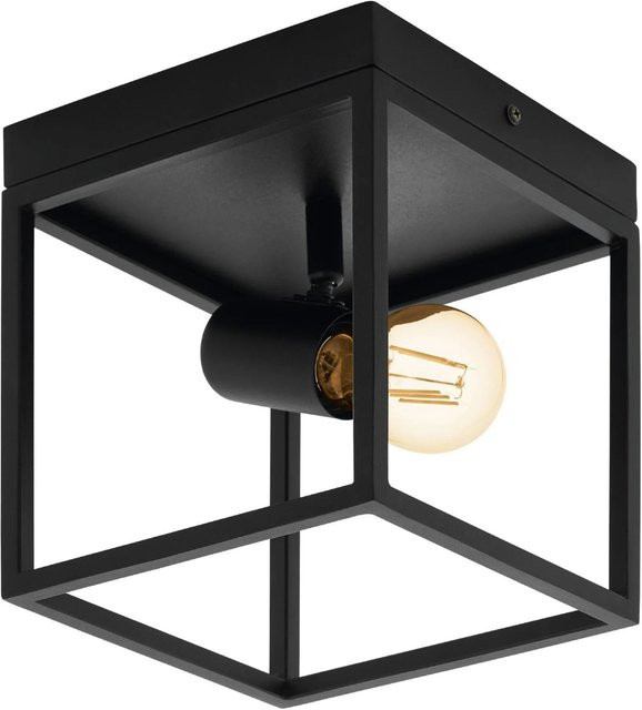 Eglo Deckenleuchte Silentina modern Schwarz aus Metall mit E27 Fassung - Bild 1