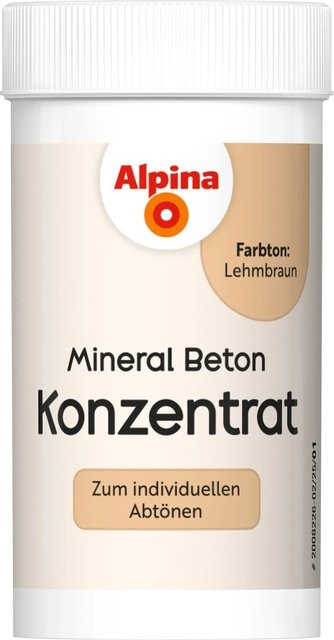 Alpina Konzentrat Mineral Beton in Lehmbraun 65 ml - Bild 1