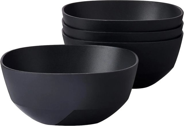 Mepal Silueta Salatschalen 4er Set Black 750 ml - Bild 1