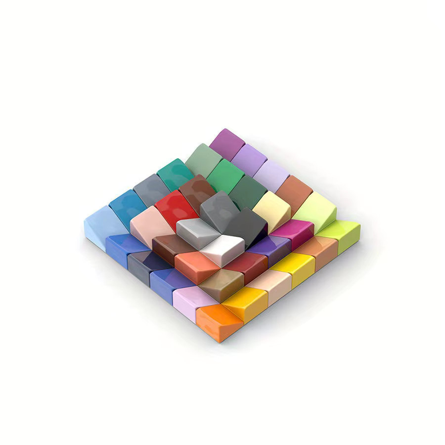 Monkey Man Slope 30 ° 1 x 1 x 2/3 Ziegel Bausteine 100-teiliges Set Bunt / Mehrfarbig - Bild 4
