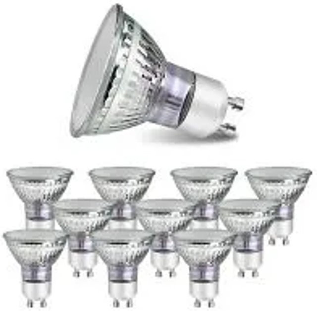 NETTLIFE LED Strahler aus Glas in Transparent mit warmweißem Licht und GU10 Fassung - Bild 1