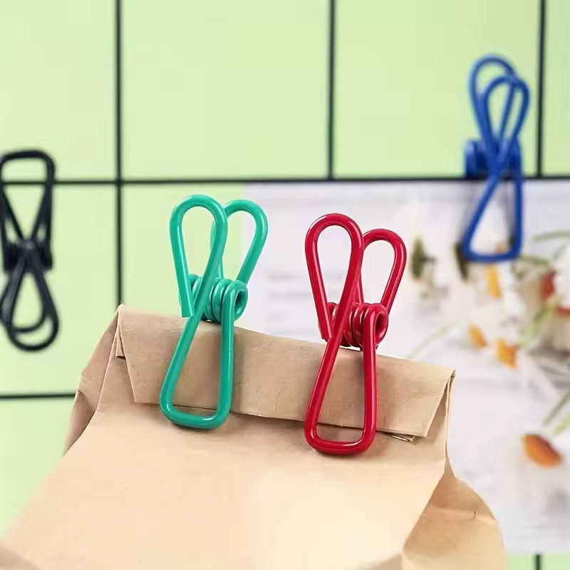 Mehrfarbige Mehrzweck-Beschichtungsclips für Lebensmittelbeutel und Kleidung in verschiedenen Set-Größen - Bild 3