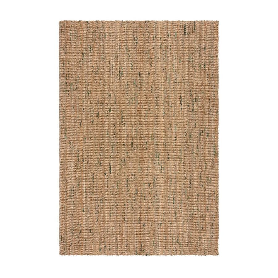 Flair Rugs Kurzflorteppich Jute Boucle in Naturgrün und Beige, B/T: 120 x 170 cm - Bild 2