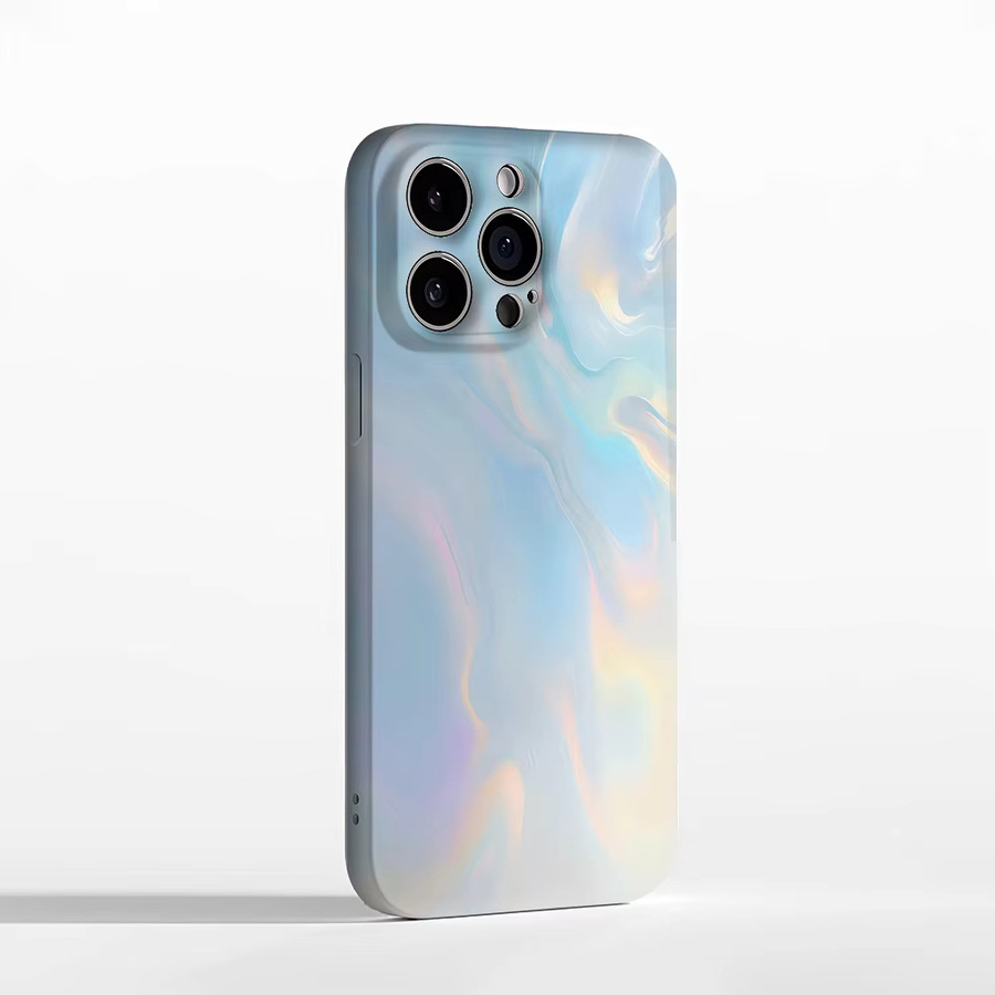 Potdemiel Schillernde Flow-Handyhülle für iPhone 17 16 15 14 13 Pro Max Plus in Multicolour mit Magnetfunktion und robustem Doppelschicht-Schutz - Bild 2