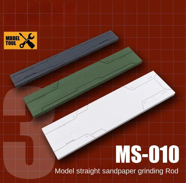 MDWD Polierstab mit gerader Platte, dreiteiliges Modellwerkzeug in Grün und Multicolour, Modell MS-010 - Bild 1