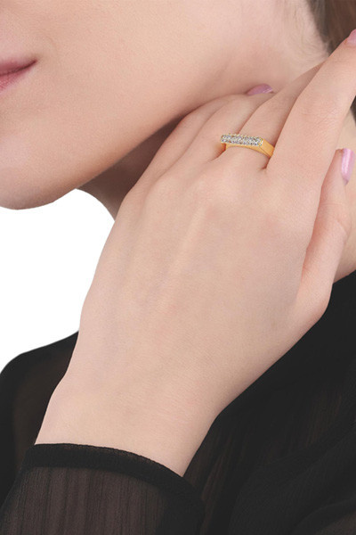 Joop! Ring Gold, Zirkonia, Damen, Ringgröße 60.0 - Bild 2