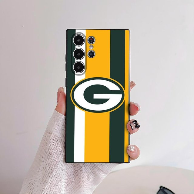 B-Bay Packers Handyhülle für Samsung Galaxy S21 S22 S23 S24 S25 Serie (FE, Plus, Ultra) aus weichem TPU in Grün - Bild 1