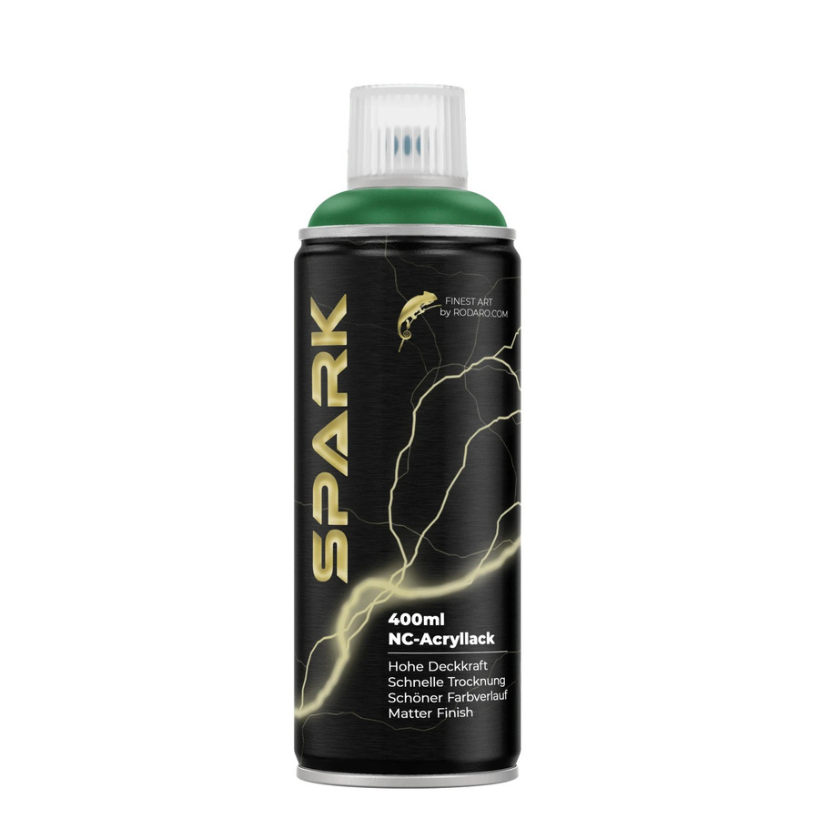 SPARK Spraydose für Holz in Matt Moosgrün, 400 ml, wetterfest und schnelltrocknend - Bild 2