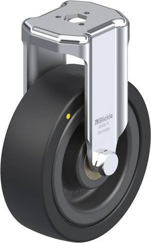Blickle Bockrolle BKRA-VPA 101K-EL in Schwarz mit 100mm Rad-Durchmesser und 80kg Tragfähigkeit - Bild 1