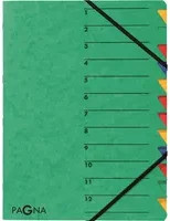PAGNA Ordnungsmappe EASY Display Book mit 12 Fächern, A4, grün/mehrfarbig - Bild 1