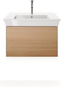 Duravit Waschtischunterschrank White Tulip Wandhängend in Weiß mit 1 Auszug, B: 68,4 cm, T: 45,8 cm - Bild 1