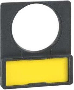 Schneider Electric Schildträger mit Leerschild in Schwarz/Rot ZBY2101 - Bild 1