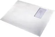 Tyvek Versandtasche DIN C4 mit Fenster, weiß, selbstklebend, 20 Stück - Bild 1