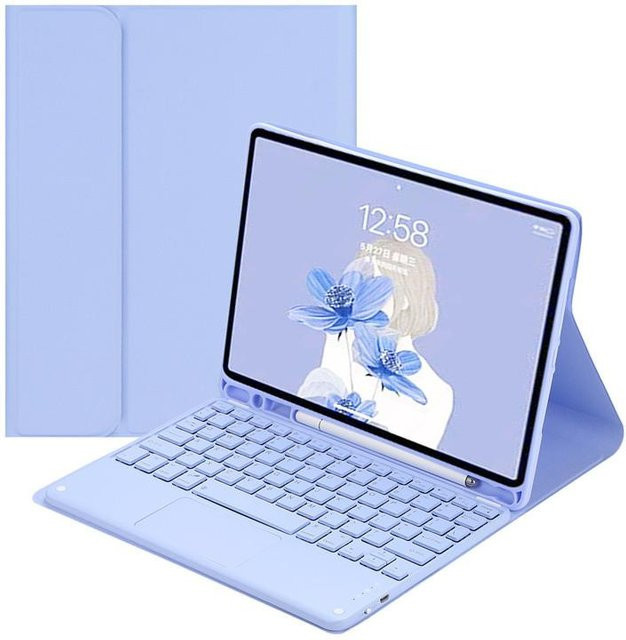 Samsung Galaxy Tab S11 Tastaturhülle mit Magnetfunktion und Stoßschutz, Farbe: Violett - Bild 1