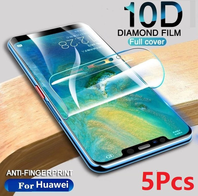 5 Stück Hydrogel Displayschutzfolien für Honor 90, Honor 90 Lite, Honor 90 Pro und P Smart Z Plus, transparent - Bild 1