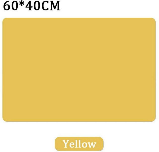 Venlohome Silikon Tischset Gelb, wasserdicht und rutschfest, B/T: 60 x 40 cm - Bild 1