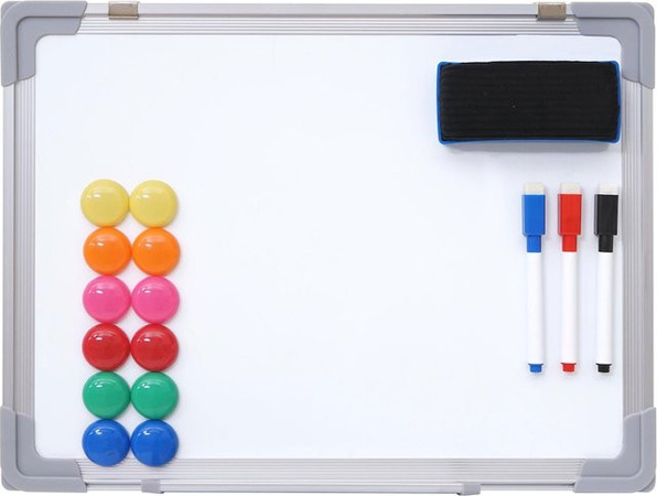 MCW Whiteboard MCW-C84 Magnettafel inkl. Zubehör, Farbe: Weiß, B/H: 40 x 30 cm