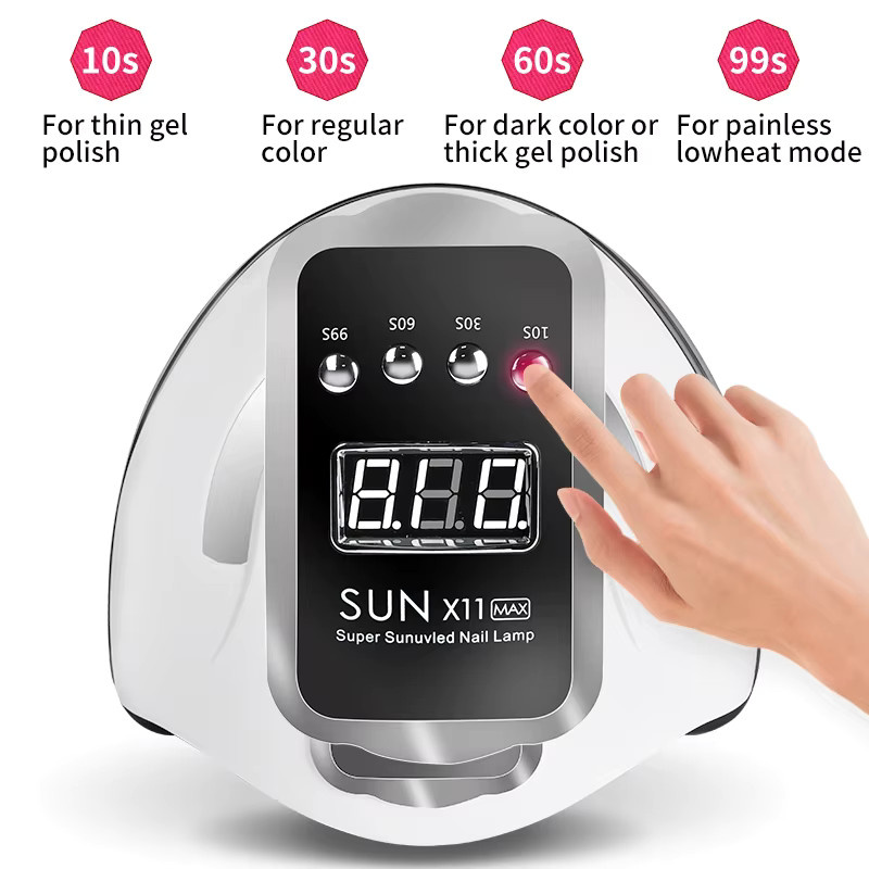 LNWPYH Nageltrockner LED-Nagellampe mit UV-Licht und LCD-Display, Unisex - Bild 2