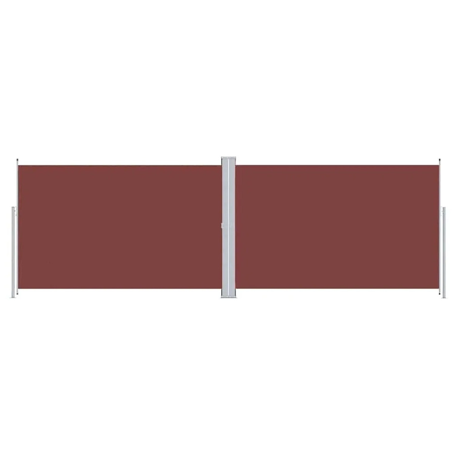 vidaXL Seitenmarkise ausziehbar Braun B: 600 cm, H: 220 cm - Bild 2
