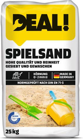 Spielsand in Braun/Beige mit 2 mm Körnung, 25 kg - Bild 1