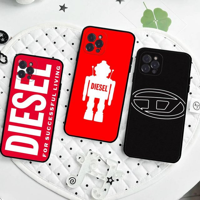 Diesel Handyhülle für iPhone 16 17 Air 15 14 13 12 11 Pro Max Plus - Bild 1