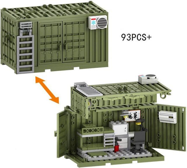Weltkrieg Armee Militär Soldaten SWAT Polizei Container Modellbausteine, ab 6 Jahren - Bild 1