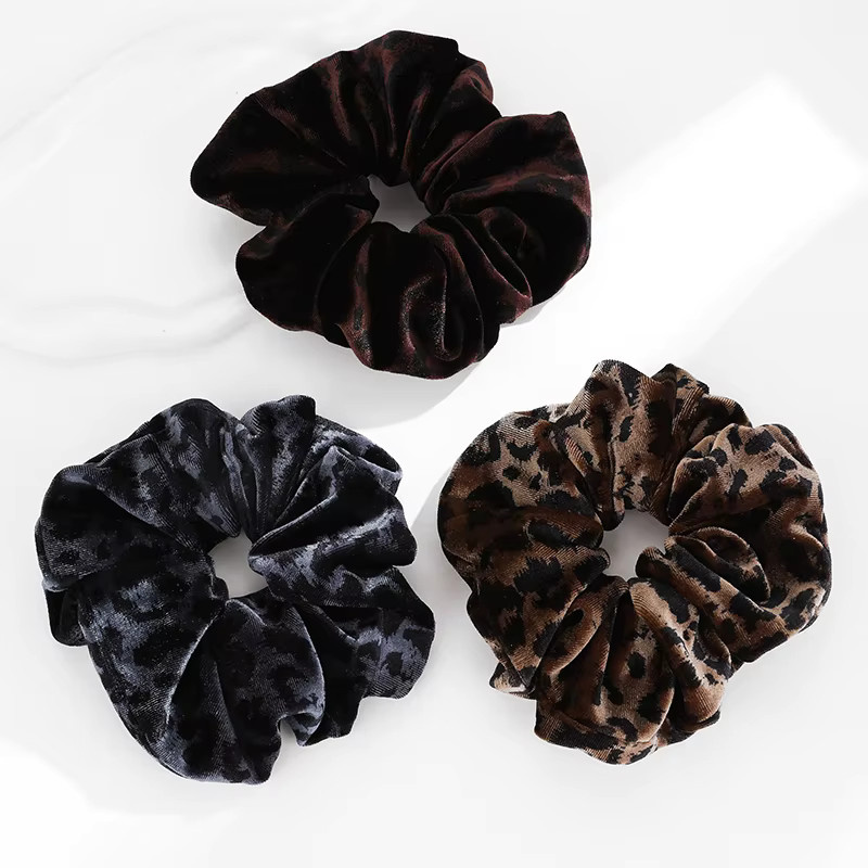Loe Scrunchie, Leopardenmuster, Samt, Damen - Bild 5