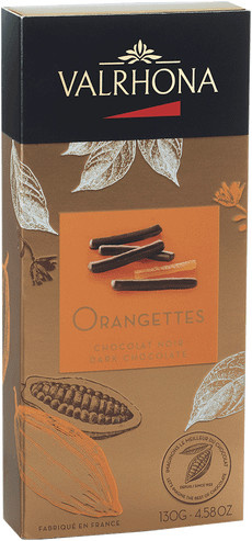 Valrhona Kandierte Orangenschale mit Schokolade 130 g - Bild 1