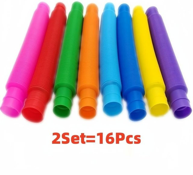 BC Pet Supplies Pop-Tube, Dekompressionsspielzeug, 24-teiliges Set - Bild 1