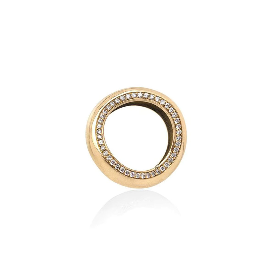 JYZSWBB Ring, vergoldet, Zirkonia, Damen - Bild 2