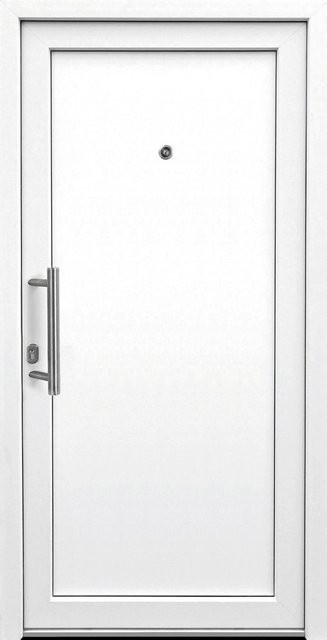 PANTO Kunststoff-Haustür in Weiß mit Anschlag Links, B: 110 cm, H: 210 cm - Bild 1