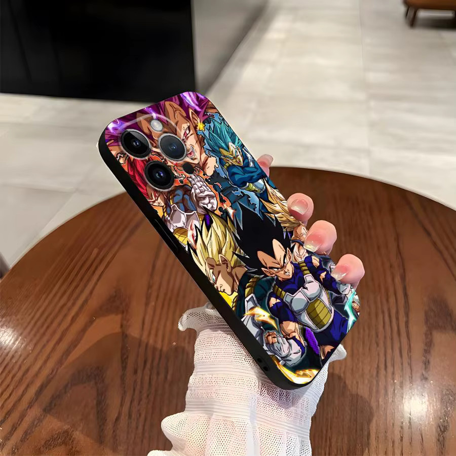 Dragon Ball Goku Vegeta Handyhülle für Apple iPhone 17 16 15 14 13 12 11 Pro Max Plus XR XS 7 8 in Schwarz - Bild 6