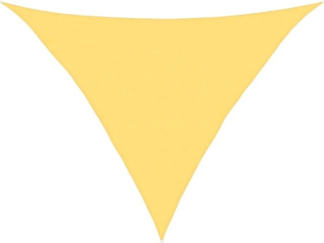 Furnicato Sonnensegel dreieckig aus HDPE in Beige mit 160 g/m² - Bild 1