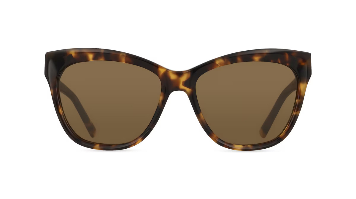 DKNY DK543S Sonnenbrille Butterfly, Vollrand, Acetat, Unisex, braun - Bild 1