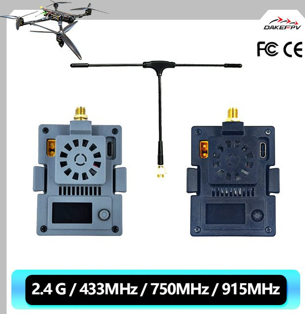 DAKEFPV MICRO TX CRSF PPM Langstrecken-Sender Modul für FPV-Renndrohnen in Grau - Bild 1