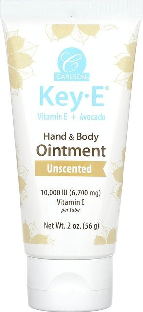 Carlson Key-E Hand- & Körpercreme, 56 g, Vitamin E, Avocado, Unisex - Bild 1