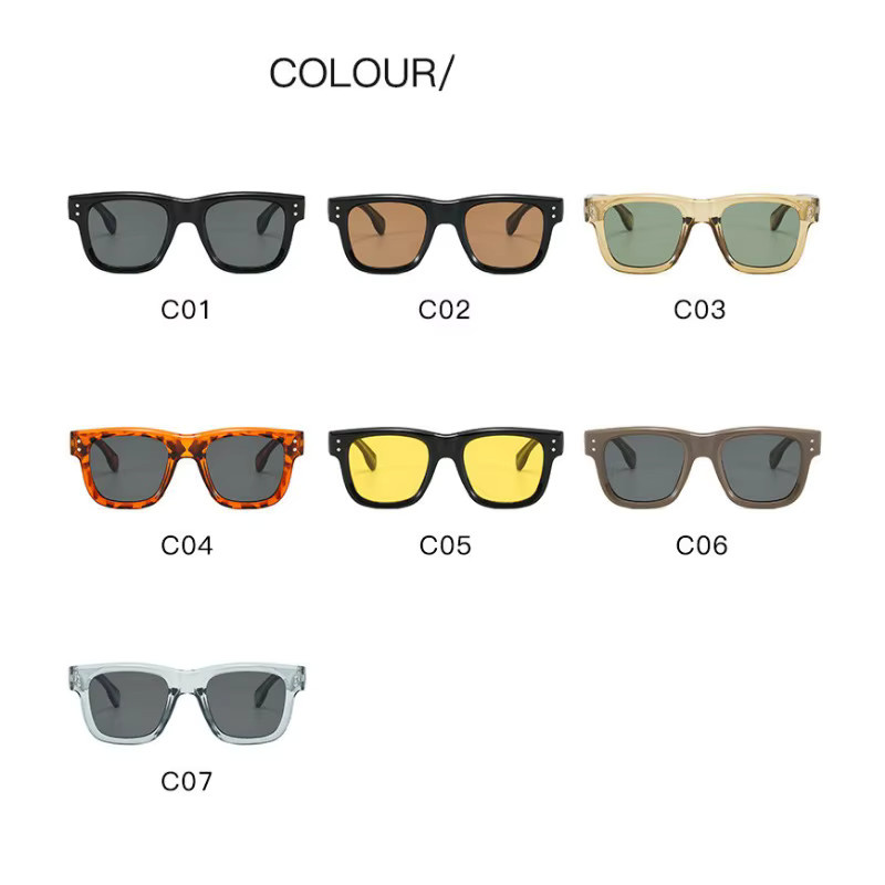 Samjune Sonnenbrille, Vollrand, Square, Kunststoff, Damen - Bild 2