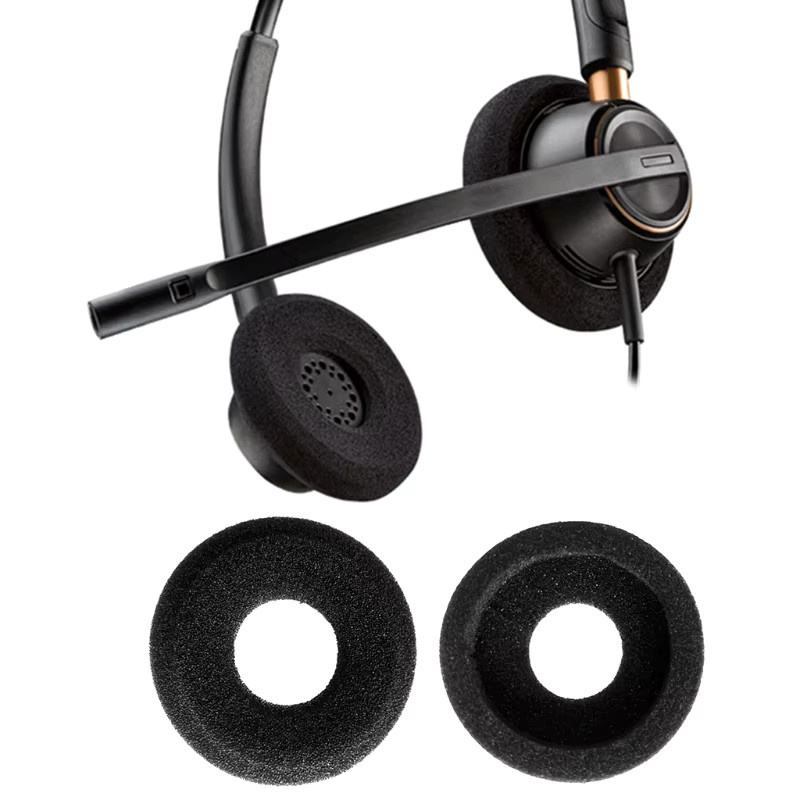 5 Paar Schaumstoff-Ohrpolster als Ersatz für Plantronics Blackwire C300 C310 C315 C320 C325 C3210 C3220 in Schwarz - Bild 3