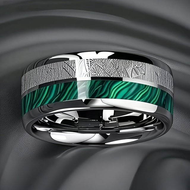 SUNFLOWERZHU Ring Edelstahl, Silber, Unisex - Bild 1