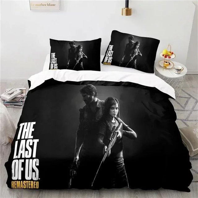 Lodestar The Last of Us Bettwäsche-Set mit 3D-Druck, Schwarz, B/H: 70 x 133 cm - Bild 1